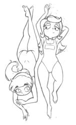 2boys femboy guy_hamdon male_only marco_diaz minus8 princess_marco shezow shezow_(character) star_vs_the_forces_of_evil swimsuit trap