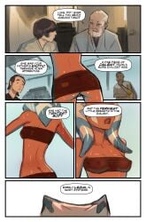 1girls 3boys age_difference ahsoka_tano alien alien_female alien_girl anakin_skywalker ass ass_cleavage bare_shoulders breasts comic covered_erect_nipples disclaimer dsl erect_nipples erect_nipples_under_clothes female female_alien female_focus lowleg lowleg_skirt luke_skywalker luscious_lips male meme microskirt nipple_bulge nipples nipples_visible_through_clothing no_panties no_panties_under_skirt obi-wan_kenobi orange_body orange_skin perky_breasts skimpy skirt small_breasts star_wars teenage_girl teenager text the_clone_wars:_season_four thighs tubetop young young_female young_girl