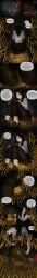 asian asian_female black_hair. brown_eyes bubble_ass bubble_butt cinema english_text fart fart_cloud fart_fetish farting farting_on_food gasbox hand_on_hand movie_theater on_phone popcorn popcorn_bucket prank sadism spreading_ass sweater theater theater_seating