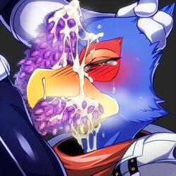 animal_genitalia animal_penis avian beak beakjob bird blush censored cum cum_in_mouth cum_inside cum_on_beak cum_on_face diphallia diphallism falco_lombardi feathers fellatio forced hemipenes leon_powalski male male_only multi_penis nintendo oral penis sex star_fox sweat teba_motoko video_games yaoi