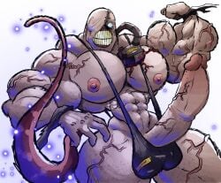 balls banana_hammock bara big_penis boner erection flexing hourglass_figure male male_only muscles muscular nemesis_(resident_evil) penis resident_evil resident_evil_3 salemstix solo solo_male