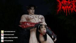 3d beheaded censored death deepthroat devil_jin fellatio female_death gore guro incest jin_kazama jun_kazama kazama_jin kazama_jun milf mother_and_son necrophilia nytlis oral reverse_blowjob severed_head tekken tekken_8 throat_fuck