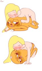 adventure_time anal anal_sex anthro canine cartoon_network duo finn_the_human human human_on_anthro interspecies jake_the_dog male mammal muttgirl nude penetration sex yaoi