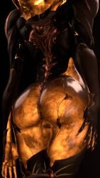 3d ass ass_focus athletic athletic_female blender breasts ember_(warframe) ember_heirloom_(warframe) female female_focus female_only greyarea55 looking_back nude solo warframe