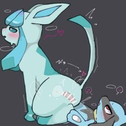 1:1 2026 animal_genitalia animal_penis anthro anthro_on_feral anthro_penetrating anthro_penetrating_feral bestiality biped black_body black_fur blue_body blush blush_lines canid canine canine_genitalia canine_penis cel_shading censor_bar censored censored_genitalia censored_penis digital_drawing_(artwork) digital_media_(artwork) duo eeveelution female female_feral female_on_anthro female_penetrated feral feral_penetrated filled_womb fur generation_4_pokemon genitals glaceon heart_reaction hi_res larger_female larger_feral larger_penetrated leg_markings looking_pleasured lying lying_on_ground male male/female male_anthro male_on_feral male_penetrating male_penetrating_female mammal markings monotone_body monotone_fur multicolored_body multicolored_fur nintendo on_back on_ground open_mouth paws penetration penile penile_penetration penis pink_penis pokemon pokemon_(species) purupuwa quadruped red_eyes riolu semi-anthro sex shaded shaking side_view size_difference smaller_anthro smaller_male socks_(marking) tremble_lines trembling two_tone_body two_tone_fur vaginal vaginal_penetration x-ray_view