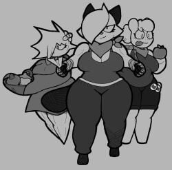big_breasts breasts cleavage dewott female furry huge_breasts lewdewott pokemon pokemon_(species) tagme thick_thighs wide_hips