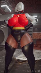 1girls elastigirl_(cosplay) female_only haydee haydee_(game) leggings medsii tagme