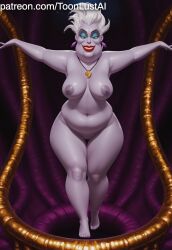 ai_generated chunky fat_female stripper_pole ursula