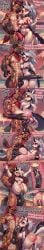 1boy 1girls abs ai_generated balls bare_arms bare_breasts bare_legs bare_shoulders bare_thighs big_balls big_breasts big_penis blush cocky69 color comic_strip cum cum_in_pussy cum_inside cumming cumming_while_penetrating english_text female furry furry_female furry_male hellhound helluva_boss hi_res huge_cock large_breasts looking_at_another loona_(helluva_boss) male male/female massive_penis muscles muscular muscular_male nipples nude nude_female nude_male pussy smug smug_face text thick_thighs wolf_ears wolf_girl wolf_tail