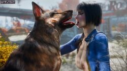 3d dogmeat fallout fallout_4 sex vault_meat zoophilia