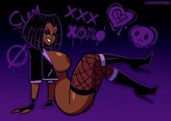 1girls 2026 2d 2d_(artwork) 2d_artwork alternate_version alternate_version_available ass atomickingboo big_ass big_breasts black-haired_female black_eyeshadow black_hair black_hair_female black_lips black_lipstick boots breasts dark-skinned_female dark_skin digital_media_(artwork) eyeshadow female female_only fingerless_gloves fishnet fishnet_legwear fishnet_stockings fishnets gloves heel_boots heels jacket kassandra_(atomickingboo) kassandra_cruz lips lipstick mostly_nude mostly_nude_female nude nude_female oc original original_character side_ass side_boob side_view sideass sideboob solo stockings the_besties_(atomickingboo) xoxo