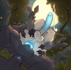 anal anal_knotting anal_penetration animal_genitalia animal_penis anthro anus balls big_balls big_penis black_body black_fur blue_anus blue_penis bodily_fluids bovid canid canine canine_genitalia canine_penis canis caprine cloven_hooves crossgender cum cum_while_penetrated duo ftm_crossgender fur genital_fluids genitals hi_res hooves huge_penis humanoid_genitalia humanoid_penis kindred_(lol) knotting lamb_(lol) league_of_legends long_penis low-angle_view male male/male male_penetrated male_penetrating male_penetrating_male mammal moon night outside penetration penile penile_penetration penis penis_in_ass penni_bat predator/prey predator_penetrating_prey riot_games sex sheep tencent white_body white_fur wolf wolf_(lol) worm's-eye_view