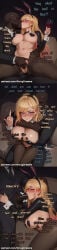 ai_generated bbc_slave blush caption captions cheating cheating_female cheating_girlfriend comics cuckold cuckold_pov cuckolding dark-skinned_male kissing marin_kitagawa netorare ntr