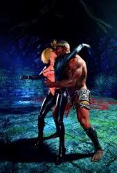boobs fahkumram making_out nina_williams tagme tekken video