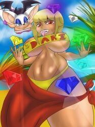 2females 2girls alternate_version_at_source alternate_version_available anthro bat beach beach_background big_breasts blonde_female blonde_hair blonde_hair_female bodysuit breasts chaos_emerald character_name curvaceous curvaceous_body curvaceous_female curvaceous_figure curvaceous_hips curvaceous_thighs curves curvy curvy_body curvy_female curvy_females curvy_figure curvy_hips curvy_thighs daitomodachi daki_(daitomodachi) digital_art digital_drawing_(artwork) digital_media digital_media_(artwork) female_only flying gem gemstone heart heart_eyes hearts_in_eyes hourglass_figure kakyoin_waifu_connoisseur looking_down looking_down_at_another looking_down_at_viewer nipple_bulge nipples pose posing posing_for_picture red_dress red_eyes red_eyes_female rouge_the_bat round_boobs round_breasts round_tits sharp_canines shiny shiny_ass shiny_belly shiny_bikini shiny_body shiny_breasts shiny_butt shiny_clothes shiny_clothing shiny_hair shiny_skin sonic_(series) sonic_the_hedgehog_(series) summer tagme thong thong_bikini thong_only titties tongue tongue_out underboob voluptuous voluptuous_ass voluptuous_body voluptuous_female white_gloves yellow_bikini yellow_bikini_bottom yellow_bikini_only yellow_bikini_top yellow_thong youtube zkuroro