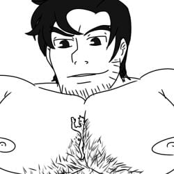 beowulf_(skullgirls) daddy gay giant_male hairy_male hairy_pecs hairy_pectorals macrophilia pecs skullgirls