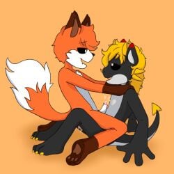 anthro anthro_on_anthro anthro_only black_sclera critters_(poppy_playtime) furry_only lucky_fortune_fox no_humans oc ocs opstah opstah_(characters) opstarl poppy_playtime poppy_playtime_(chapter_3) sex smiling_critters tagme tex543199067 white_pupils