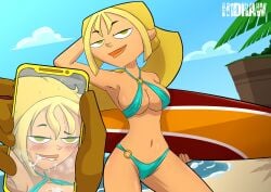 2d athletic athletic_female bridgette_(tdi) busty female female_focus h1draw hourglass_figure tagme total_drama_island wide_hips