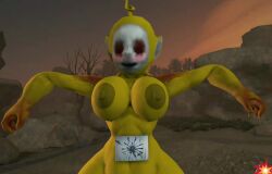 3d 3d_animation 3d_model anthro ass big_muscles boobs_bigger_than_head bouncing_breast bouncing_breasts breasts laa-laa laa-laa(slendytubbies) prisma3d slendytubbies slendytubbies_3 tagme video