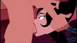 animated ashi_(samurai_jack) blowjob coughing_cum cum cum_in_mouth excessive_cum facefuck samurai_jack throat_fuck throatpie zone