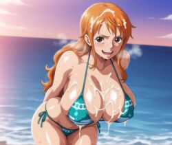 ai_generated bikini clothing female female_only nami_(one_piece) neto_ai one_piece tagme