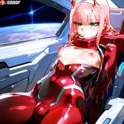 ai_generated darling_in_the_franxx femboy flat_chest godof nipples patreon rule_63 trap yaoi zero_two_(darling_in_the_franxx)