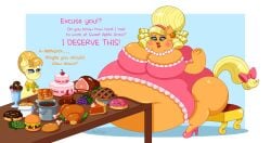 alternate_universe applejack_(mlp) aunt_orange banquet bbw belly big_belly big_breasts big_breasts big_breasts blonde_hair blonde_hair blonde_tail blue_eyes bow bows breasts breasts breasts chubby dining_room dress earth_pony earthpony eating f/f fat fatten fattening fatty feedee feederism feeding female female_only females fetish friendship_is_magic frills frilly gainer gaining green_eyes high_heels huge_belly huge_boobs huge_breasts huge_breasts jewellery kink makeup mare mlp:fim mlp_fim multiple_characters my_little_pony my_little_pony my_little_pony_friendship_is_magic mylittlepony necklace obese orange_coat orange_fur orange_skin overweight pink_dress poniesfood pony speech speech_bubble ssbbw stuffed stuffing table talking thicc thicc_thighs thick_thighs thighs tummy two_females weight weight_gain yellow_coat yellow_fur yellow_skin