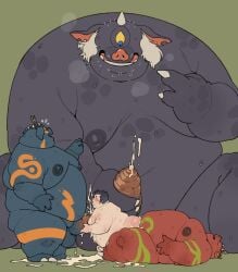 1_eye 2_toes anal anal_sex animal_humanoid anthro anthro_dominating_human anthro_on_anthro anthro_penetrating anthro_penetrating_human ass ass_to_mouth balls balls_deep big_balls big_cheeks big_dom_small_sub big_moobs big_nipples big_penis black_body black_hair blin_(tloz) bodily_fluids bokoblin boss_bokoblin bukkake carrying_another carrying_partner chubby_cheeks cum cum_drip cum_everywhere cum_in_ass cum_in_mouth cum_inside cum_on_belly cum_on_body cum_on_butt cum_on_chest cum_on_face cum_on_ground cum_on_leg cum_on_penis cum_while_penetrated cumshot cyclops dominant dominant_anthro dominant_humanoid dominant_male double_penetration dripping ejaculation erection excessive_cum excessive_genital_fluids facial_hair feet fellatio french_kissing gangbang genital_fluids genitals group group_sex hair hi_res hinox holding_partner human human_on_anthro human_on_humanoid human_penetrated humanoid humanoid_dominating_human humanoid_penetrating humanoid_penetrating_human inflation inflation interspecies jewelry kissing larger_anthro larger_humanoid larger_male leaking_cum male male/male male_human male_penetrated male_penetrating male_penetrating_male mammal mammal_humanoid markings masturbation messy monster moobs multiple_doms_one_sub musk navel necklace necklace_only nintendo nipples nude obese obese_humanoid obese_male open_mouth oral orgasm overweight overweight_bottom overweight_dom overweight_human overweight_humanoid overweight_male overweight_sub overweight_top penetration penile penile_penetration penis penis_in_ass pig_humanoid pig_nose quanjiang red_body semi-anthro sex sideburns simultaneous_orgasms size_difference smaller_human smaller_male smaller_penetrated spitroast stomach_bulge submissive submissive_human submissive_male suid suid_humanoid suine suine_humanoid sweat the_legend_of_zelda toes tongue tongue_out tribal tribal_markings white_hair