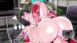 1futa 1girls 2022 3d 3d_(artwork) anal anal_sex anthro ass big_ass big_breasts black_hair blue_hair breasts cat_ears christmas christmas_candy christmas_decorations christmas_hat christmas_lights christmas_tree collaborative collaborative_sex cum cum_in_pussy cum_inside double_penetration duo duo_focus excessive_cum female futa_on_female futanari heart_eyes kissing large_breasts larger_female light-skinned_female light-skinned_futa light_skin longer_than_2_minutes longer_than_one_minute misaki_(nyakumi) mp4 naked naked_female nyakumi open_mouth original original_character other public public_sex sex sex_sounds sex_toy smaller_futa sound tagme toy video