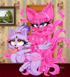 blaze the cat from sega by dayindark15nsfw