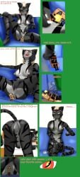 absurd_res anal anthro anus ass blackreaper_bk201 bodily_fluids butt_crush comic controller cum duo ejaculation english_text extreme_size_difference facesitting felid female furniture genital_fluids genitals hi_res khajiit licking macro male male/female mammal mastrobate micro microsoft nipples nude oral pinup pose red_eyes remastered remote_control rimming schnurrt_beim_knuddeln sex sitting sitting_on_another size_difference sofa stripes submissive submissive_female text the_elder_scrolls tongue vaginal_fluids vaginal_squirting vulva