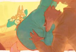 2025 absurd_res anthro ass big_butt butt_focus butt_grab canid canine canis clothing cunnilingus diane_foxington digital_media_(artwork) dreamworks duo female fingers fox hand_on_butt hi_res male mammal mr._wolf_(the_bad_guys) narrowed_eyes oral sex smashmat suit the_bad_guys thick_thighs through_clothing tongue tongue_out vaginal_penetration wolf