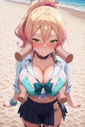 ai_generated arbitrary female grope grope_enjoyer group gyaru yame_yukana
