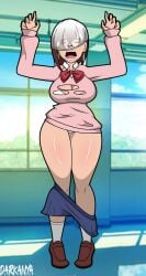 atomic_wedgie breasts dandadan momo_ayase panties wedgie wedgie_fetish wedgied_female wedgienerd wedgies