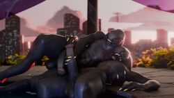 16:9 alien balls big_balls big_penis blue_eyes city city_background cuddling duo genitals halo_(series) hand_on_hip hand_on_penis handjob hi_res lying male male/male microsoft on_back orange_eyes penile penis poolside sangheili sex stopcallingmeafurry_(artist) widescreen xbox_game_studios