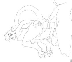 after_sex anal anal_sex animal_genitalia animal_penis animated anthro anus ass ass_up balls bed big_penis bodily_fluids breasts clothing_inside cum cyber_dragon cybernetic_dragon cybernetics cyborg digital_media_(artwork) domestic_cat dragon duo equine_genitalia equine_penis felid feline felis female forced_in_fabric furniture gaping gaping_anus genital_fluids genitals glistening glistening_genitalia glistening_penis gynomorph gynomorph/female helia_peppercats hi_res huge_cock intersex intersex/female jessy_(wrinklynewt) looking_pleasured machine mammal mythological_creature mythological_scalie mythology nude on_bed pawpads penetration penis pull_out scalie sex sex_through_clothing short_playtime smekbo spread_butt spreading tail through_clothing tongue tongue_out totesfleisch8