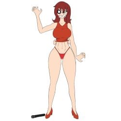 fnf fnf_mods friday_night_funkin gf_fnf_fan girlfriend girlfriend_(friday_night_funkin) thong thong_underwear