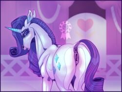 animal_genitalia animal_pussy clitoris equid equine equine_genitalia equine_pussy female feral friendship_is_magic genitals hasbro horse mammal my_little_pony pussy rarity_(mlp) sexyequestrian solo vulva