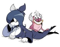 big_ass big_breasts big_butt big_thighs big_titties black_hair black_skin curvaceous curvaceous_female curvaceous_figure curvy curvy_figure curvy_hips female female_focus loggofrog looking_at_viewer original original_character short_hair white_hair white_skin