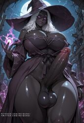 1futa abandoned_building ai_generated bangs bare_shoulders bathrobe big_ass big_balls big_breasts big_cock big_penis black_body black_dick black_dress black_skin blush bottomless breasts building_destruction buildings cleavage curvy curvy_body curvy_figure curvy_futa custom_character cute dark-skinned_futa dark-skinned_futanari dark_balls dark_dress dark_lipstick dark_penis dark_skin dickgirl dress elden_ring elden_ring_nightreign erect_nipples erect_penis erection exposed_penis from_below futa_only futanari glowing_eyes grin grinning hands-free huge_ass huge_balls huge_breasts huge_cock huge_testicles hung_futanari large_ass large_balls large_breasts large_cock large_penis large_testicles legs long_dress long_eyelashes long_hair long_nails looking_at_viewer magic magic_orb magic_user magician magician_hat medium_hair moon moonlight naughty_face night nightdress nightgown nipples nose_blush original_character parted_lips partially_clothed penis pink_eyes puffy_nipples purple_dress purple_hair recluse_(nightreign) reiqunai robe ruined_building ruins seductive seductive_eyes seductive_look seductive_pose sex_pose sexy_body shiny_skin skindentation smile smiling smiling_at_viewer smirk smooth_skin solo solo_focus solo_futa sorceress standing testicles thicc thick_ass thick_legs thick_thighs thighs uncensored veiny_penis white_hair wide_hips witch witch_hat wizard_hat
