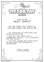 comic comic_page disclaim firstedition greyscale miraculous_ladybug page_number patreon prologue tit_for_tat