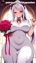 1girls 2025 ai_assisted ai_generated anime artist_name big_breasts big_chest blush bouquet breast breasts bridal_veil bust busty chest cleavage clothed_female covered_navel dress earrings eyebrows_visible_through_hair female female_focus female_only flower from_below gothic gothic_girl gothic_lolita hi_res high_quality high_resolution highres holding_bouquet indoors jewelry large_breasts long_hair looking_at_viewer nail_polish overlord_(maruyama) patreon patreon_username pink_rose purple_rose red_eyes red_flower red_nails red_ribbon red_rose ribbon romantic romantic_ambiance rose shalltear_bloodfallen silver_hair skypassion smile solo stable_diffusion twintails vampire_girl watermark wedding_dress wedding_veil window