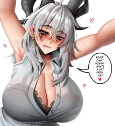 () big_areola big_ass big_breasts big_butt big_nipples smaller_male susumutakada wuthering_waves zani_(wuthering_waves)