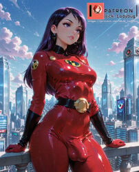 ai_generated big_penis bulge futanari superheroine violet_parr