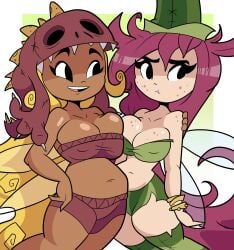betilla_(rayman) big_ass big_breasts big_breasts big_butt big_thighs big_titties brown_skin chubby_female curvaceous curvaceous_female curvaceous_figure curvy curvy_figure curvy_hips edith_up_(rayman) fairy fairy_wings female female_focus female_only loggofrog long_hair rayman_(series) red_hair thigh_highs ubisoft white_skin winks yellow_hair