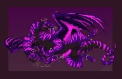 2_heads 6_legs anal anal_sex anus autopenetration balls big_balls black_body black_fur bodily_fluids closed_eyes cum cum_while_penetrated cuntboy dragon ejaculation felid feral feral_only full-package_cuntboy fur furred_dragon furred_scalie genital_fluids genitals halo herm hermaphrodite hi_res intersex looking_pleasured maleherm mammal markings masturbation multi_genitalia multi_head mythological_creature mythological_scalie mythology nia_&_yva nordicbadger penetration penis pink_body pink_fur purple_body purple_fur pussy scalie solo spread_legs spread_wings spreading striped_markings striped_tail stripes tail tail_markings tongue tongue_out voodoo voodoo_doll voodoo_masturbation voodoo_penetration vulva wings zilnae