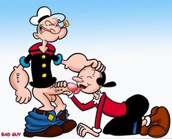 bad_guy olive_oyl popeye popeye_(series) tagme