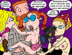 clothed_sex clothing debbie_thornberry eliza_thornberry glasses incest marianne_thornberry nev nigel_thornberry orange_hair wild_thornberrys