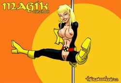 breasts female female_only magik_(illyana_rasputin) marvel navel new_mutants nipples pussy straight_hair tagme the_drunken_monk x-men