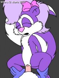 2007 animated anthro buster_bunny female fifi_la_fume fur furry lowres male mammal rabbit skunk straight tagme tiny_toon_adventures whore_o._matic